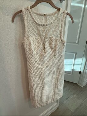 Lilly White Lace Bodice Dress